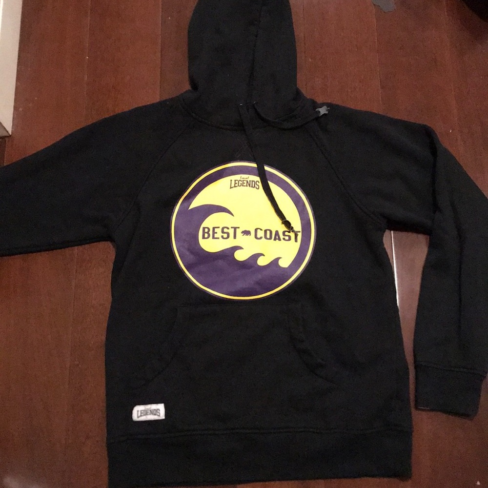 Best Coast Unisex black hoodie size medium